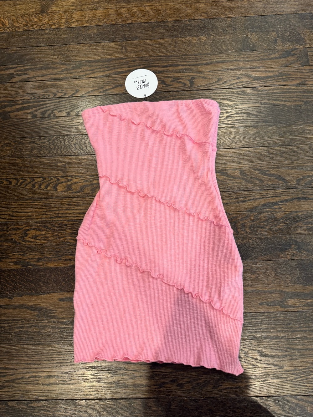 Princess Polly Pink Strapless Mini Dress